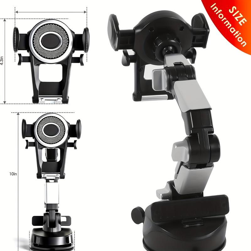 2024 Heavy Duty Truck Phone Holder for Dashboard and Windshield-16.9 