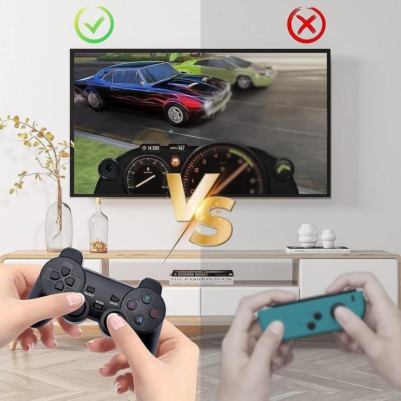 New store discount Retro Game Console Stick,64GNostalgia Game Stick with 20000+Video Games, 9 Emulator ConsolePlug and Play for TV, Retro PlayCompatible with Arcade Maze, 4K HDOutput,2.4GHz Wireless Controllers