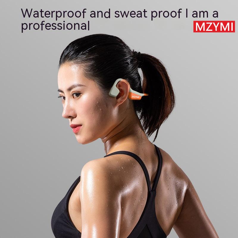 Bone Conduction Sports Earphones MZYMI i18Pro Running Swimming IPX6 Waterproof Wireless Workout Headphones HiFi Audio Lightweight Portable