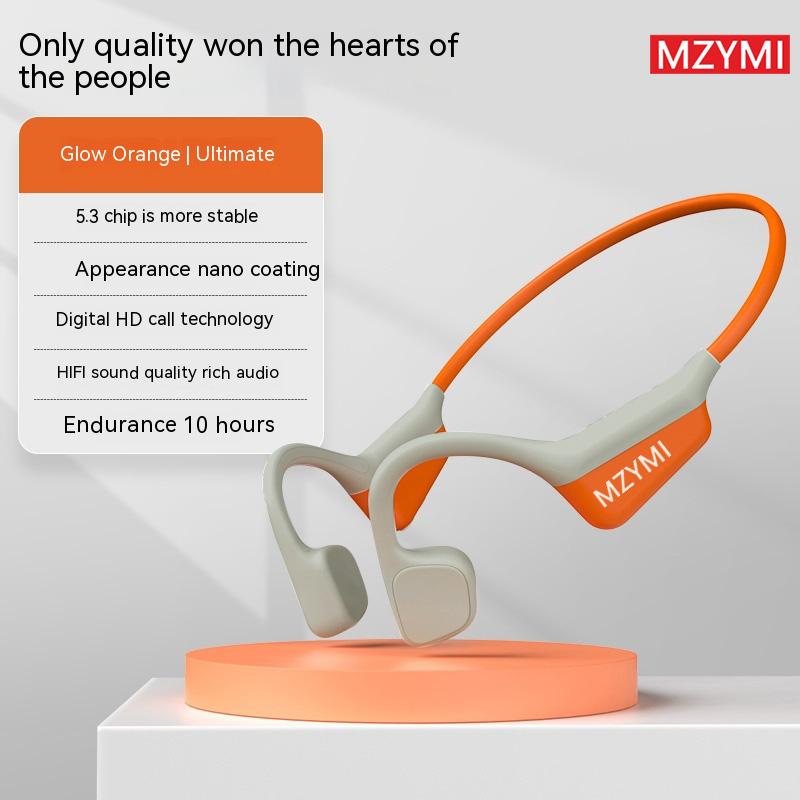 Bone Conduction Sports Earphones MZYMI i18Pro Running Swimming IPX6 Waterproof Wireless Workout Headphones HiFi Audio Lightweight Portable