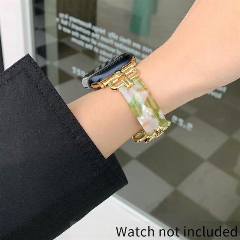 GIROUETTE Fashion Pattern Watch Band (Band Only), Replacement Watch Band for Women, Wearable Accessories Compatible with Apple Watch Series