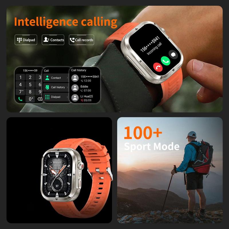 Multifunctional Smart Watch, Fashion Digital Watch with 100+ Sports Modes, IP67 Waterproof Sports Watch for Women and Men