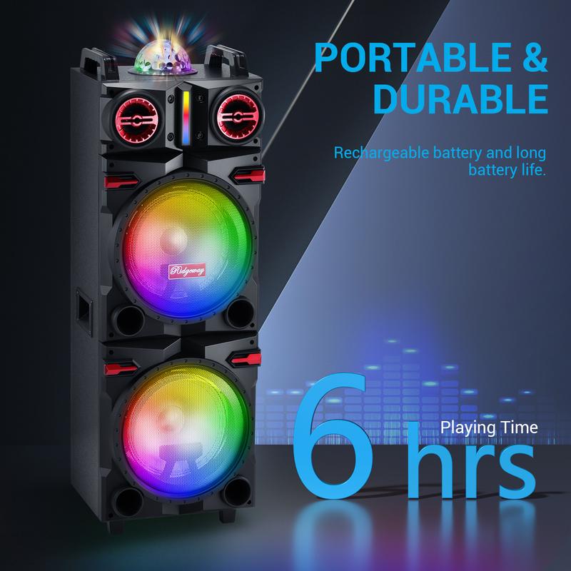 Portable Bluetooth Speaker Dual 10