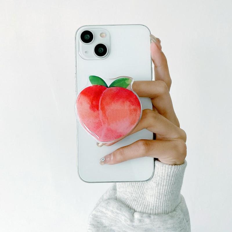 Fruit Design Phone Holder, 1 Count Cute Fruit Phone Stand, Retractable Folding Phone Holder for iPhone, Samsung, Xiaomi & Other Toys Tablet