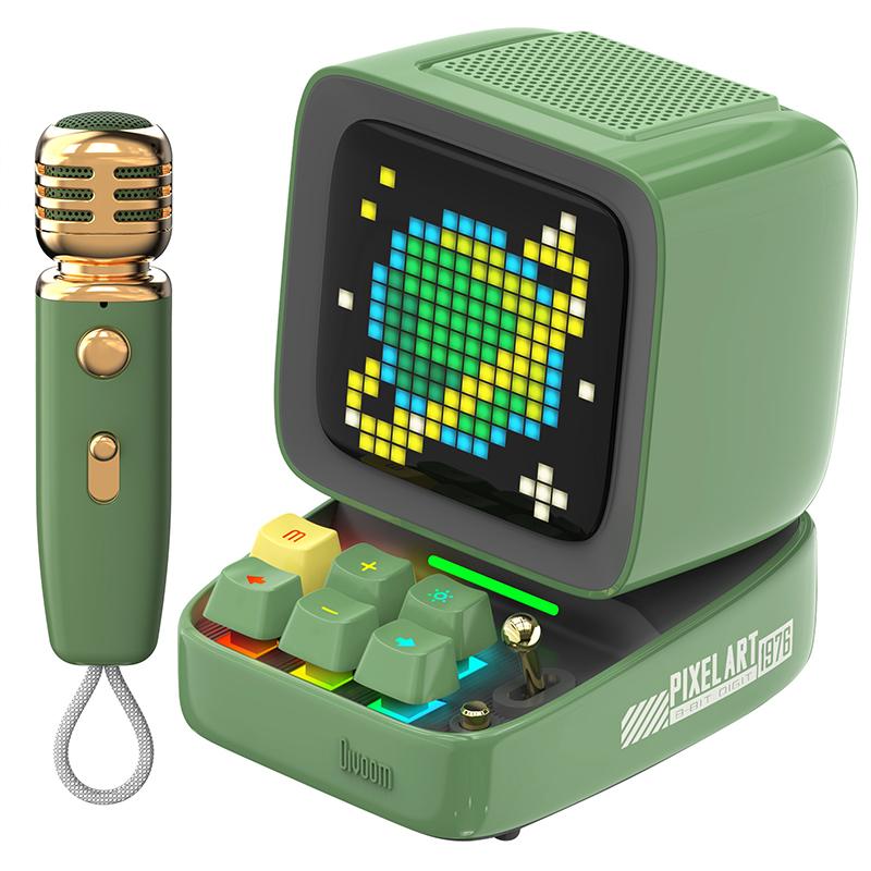 Divoom Ditoo-Mic Mini Karaoke Machine Pixel Art Bluetooth Speaker