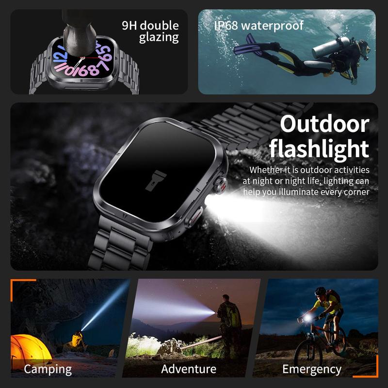 Multifunctional Smart Watch, Fashion Digital Watch with 100+ Sports Modes, IP67 Waterproof Sports Watch for Women and Men