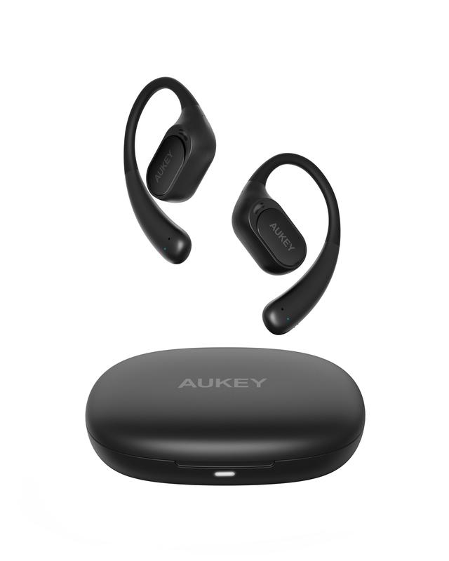 AUKEY EP-S1 Open Earbuds Wearable Stereo with Bluetooth 5.4, AI ENC Noise Reduction, IPX4 Waterproof,OWS Headphones Lightweight Design Headphone