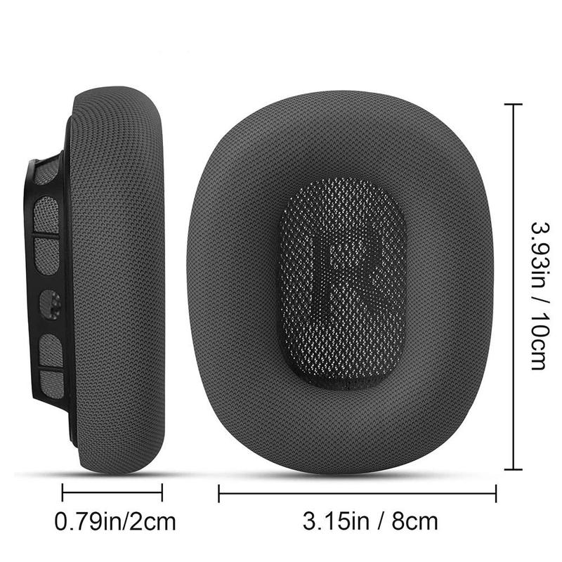 Replacement Ear Pads for AirPods Max, 1 Pair Memory Sponge Ear Pads, Magnetic Ear Pads, Headphone Accessories for Apple AirPods Max