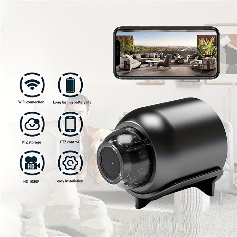 1 Mini wi-fi camera, 720 HD camera, smart home security camera, mini surveillance camera, wireless camera, video surveillance, indoor  outdoor portable 2.4 G surveillance camera, no TF  SD card, black hidden camera