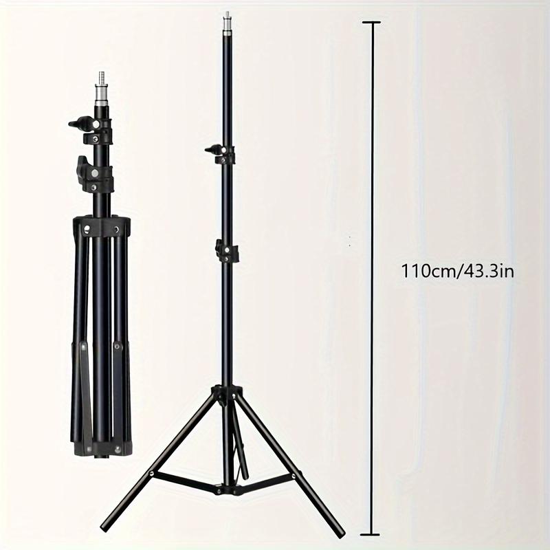 LED Fill Light with Adjustable Tripod - USB Powered, Suitable for Photography, Makeup, Live Broadcast and Group Selfie Tripod with Light and Remote Control Mobile Phone Tripod with Light