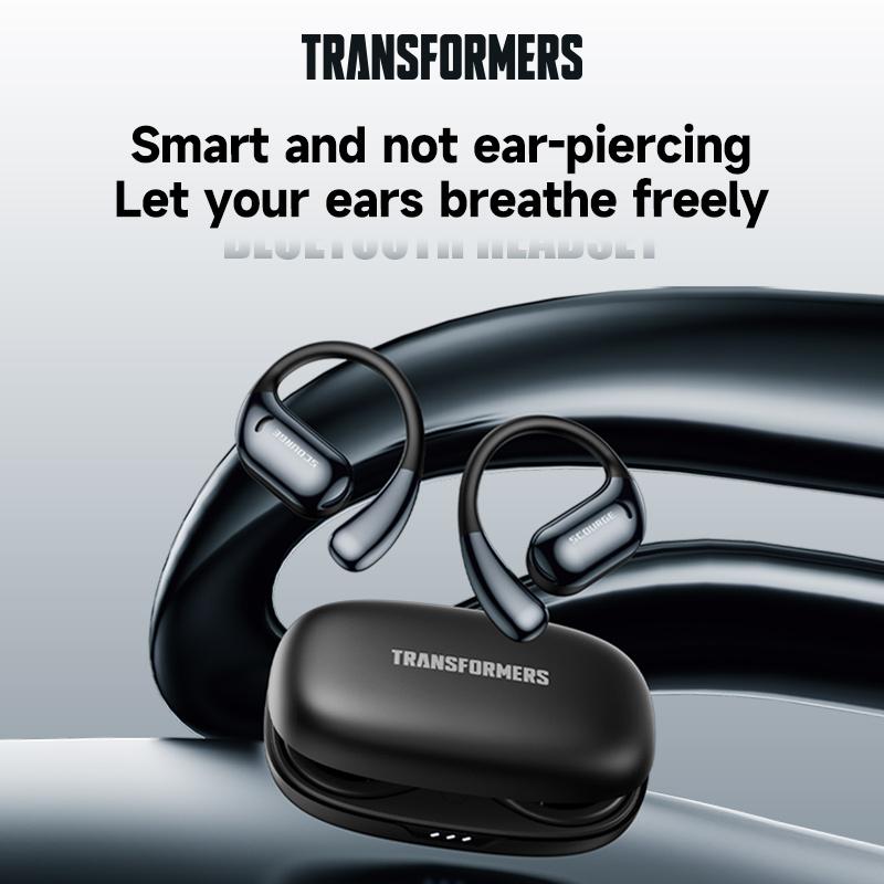 Transformers TF-T68 AI Translation Headset Supports real-time Bluetooth translation in 75 languages 5.4 OWS Waterproof Sport Headsets Noise Reduction Headphones With Mic Earbuds，High-resolution sound quality