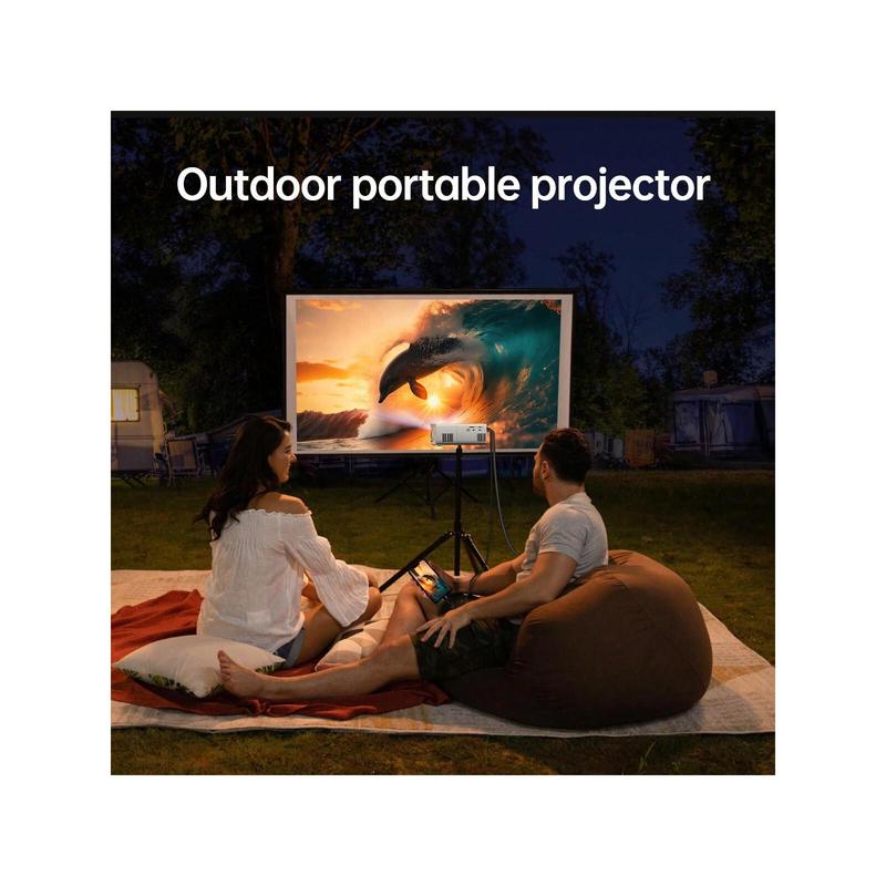 Mini Projector,Full HD 1080P Support Portable Video Projector, Home Theater Movie Projector Compatible With HDTV,USB,AV,Laptop,Smartphone,IOS,Windows.