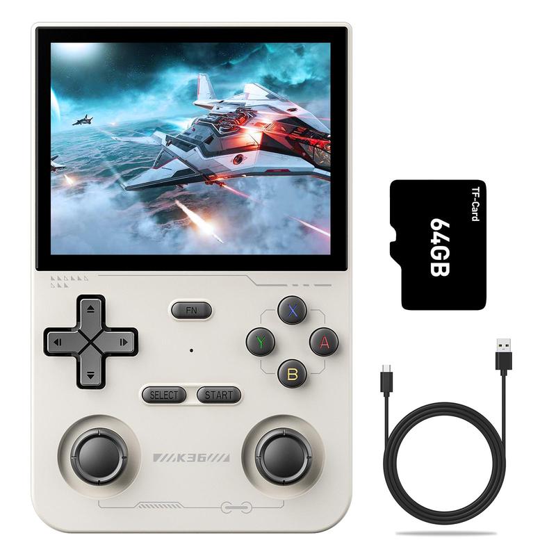 R36S Portable  Game Console,  Room Gadgets, 3.5 Inch IPS Screen  Game Consoles, Rechargeable Handheld Game Device with 16000+ Games & 20+ Simulators Portable  Handheld Game Console game console  Rechargeable game console portable Portable Retro