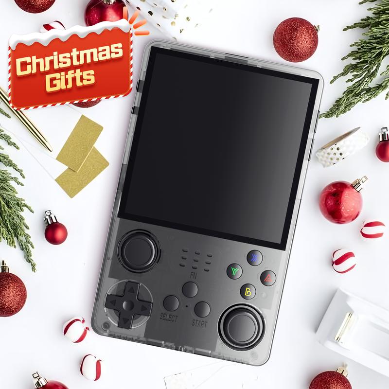 NEW R36S Retro Handheld Game Console with 128G Built-in 20000+ Classic Games Open Source Linux System 3.5Inch lPS Screen Portable Pocket VideoPlayer Retro Video RoomGadget Protection Protection Christmas Gifts for kids Protection