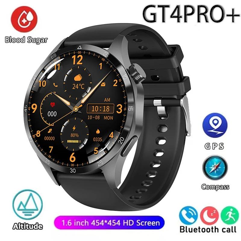 2024 New For Huawei Xiaomi GT4 Pro Smart Watch Men NFC GPS Tracker AMOLED 360*360 HD Screen Heart Rate Bluetooth Call SmartWatch