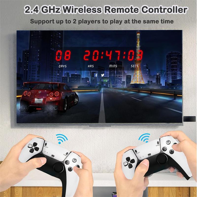 Retro Game Console 20,000-30,000+Retro GamesStick,Revisit Classic Games Stick,Retro Play Plugand Play Video Games Stick 26 Emulators,4K HDMIOutput,Premium Competitive Dual ControllersWireless Adapter Button Cable Communication