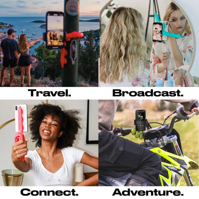 Tenikle PRO Flexible Smartphone Mount, Stand & Tripod - Cellphone