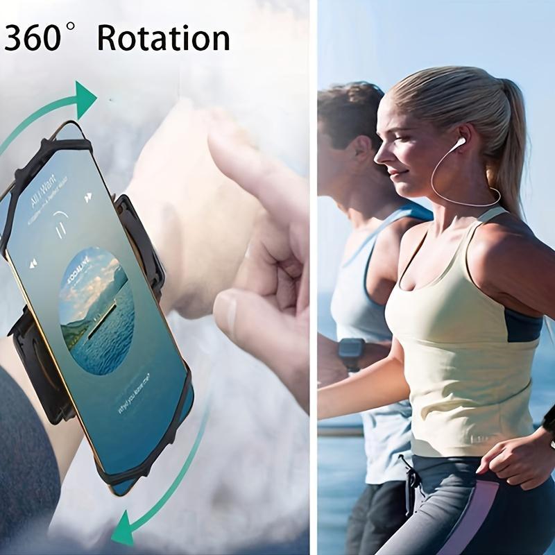 360° Rotatable Wristband Phone Holder, Multipurpose Outdoor Sports Wristband, Protable Phone Holder for Running, Cycling, Sports Workout, Jogging