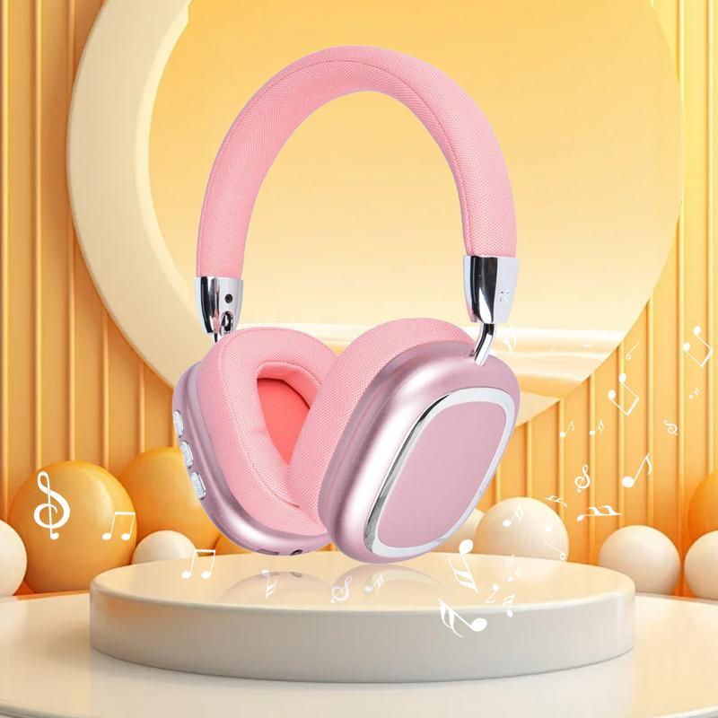 Wireless Headphone, Foldable Headphone with Built-in Microphone, Bluetooth-compatible Headset for Phone & Computer, Wireless Noise Cancelling Headphone