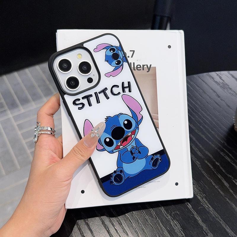 DISNEY Cute Cartoon Pattern Phone Case, Decorative Phone Protector Cover, Phone Accessories Compatible with iPhone