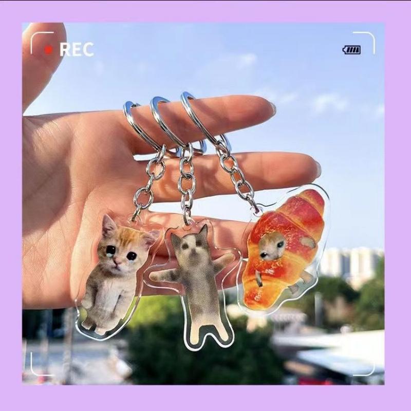 Cute Cat Theme Smartphone Charm, Cartoon Animal Cellphone Decoration, Phone Accessories, Random Mobile Phone Pendant Ornament for Daily Use, Smartphone Accessories