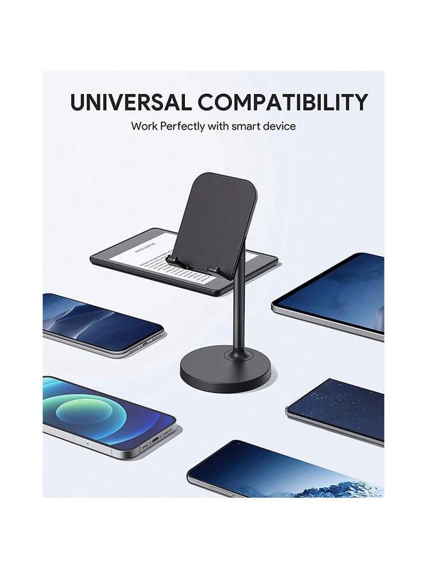 Cell Phone Stand, Cell Phone Holder with Silicone Adjustable Tablet Stand Desk Holder Mount For Cell Phone iPad iPhone