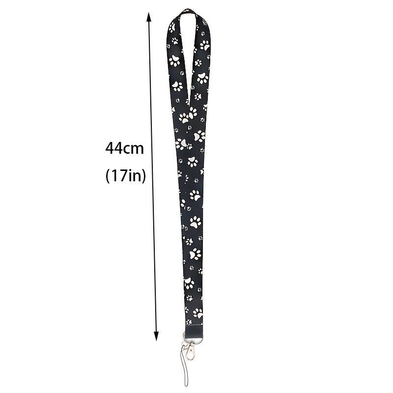 Cute Paw Print Phone Lanyard, Multifunctional Mobile Phone Strap, Universal Phone Charm for Phone Decor