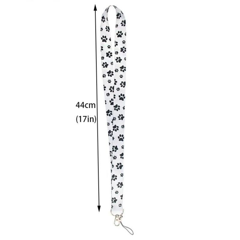 Cute Paw Print Phone Lanyard, Multifunctional Mobile Phone Strap, Universal Phone Charm for Phone Decor