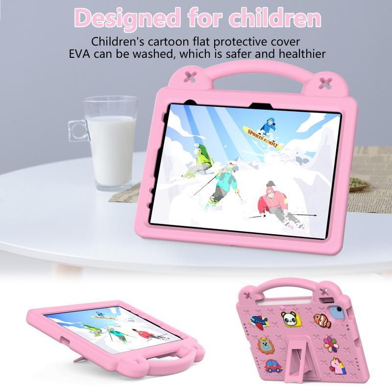 Cute Cartoon Pattern Tablet Case with Stand, 1 Count Tablet Protective Cover, Tablet Protector for iPad, Tablet Accessories