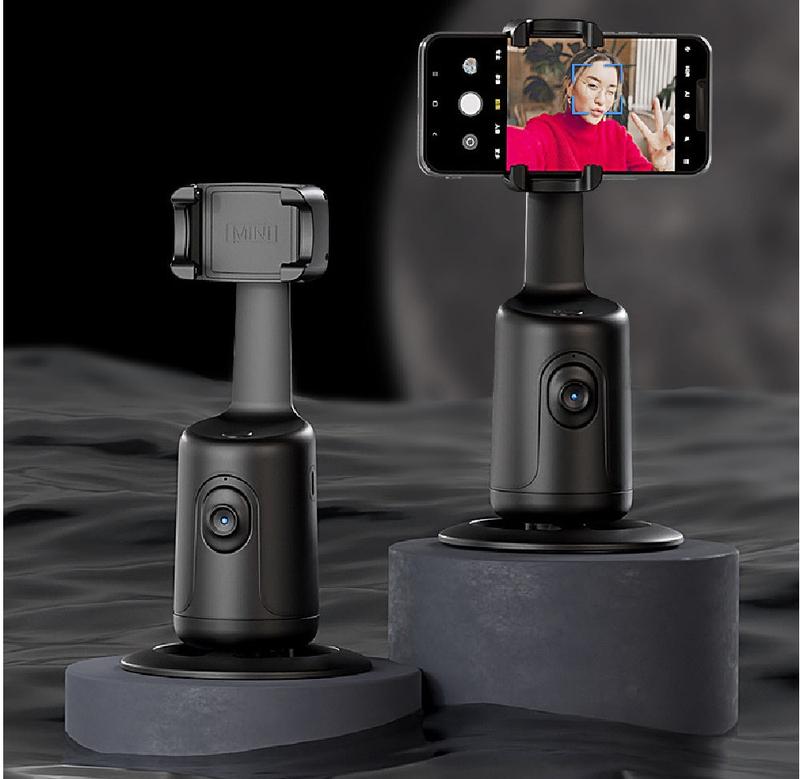 360 Auto Face Tracking Gimbal AI Smart Gimbal Face Tracking Auto Phone Holder for Smartphone Video Vlog Live Stabilizer Tripod