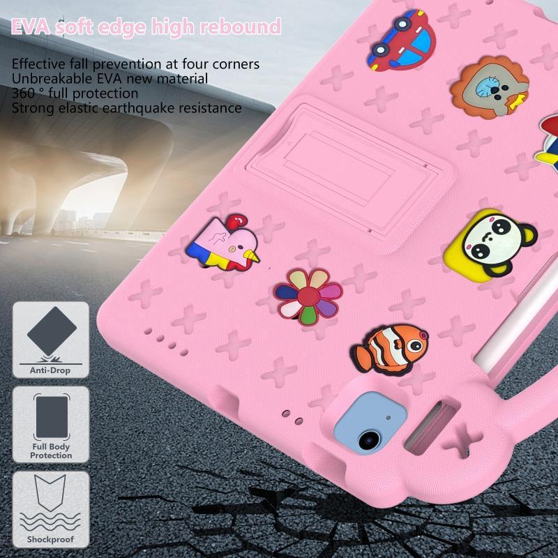 Cute Cartoon Pattern Tablet Case with Stand, 1 Count Tablet Protective Cover, Tablet Protector for iPad, Tablet Accessories