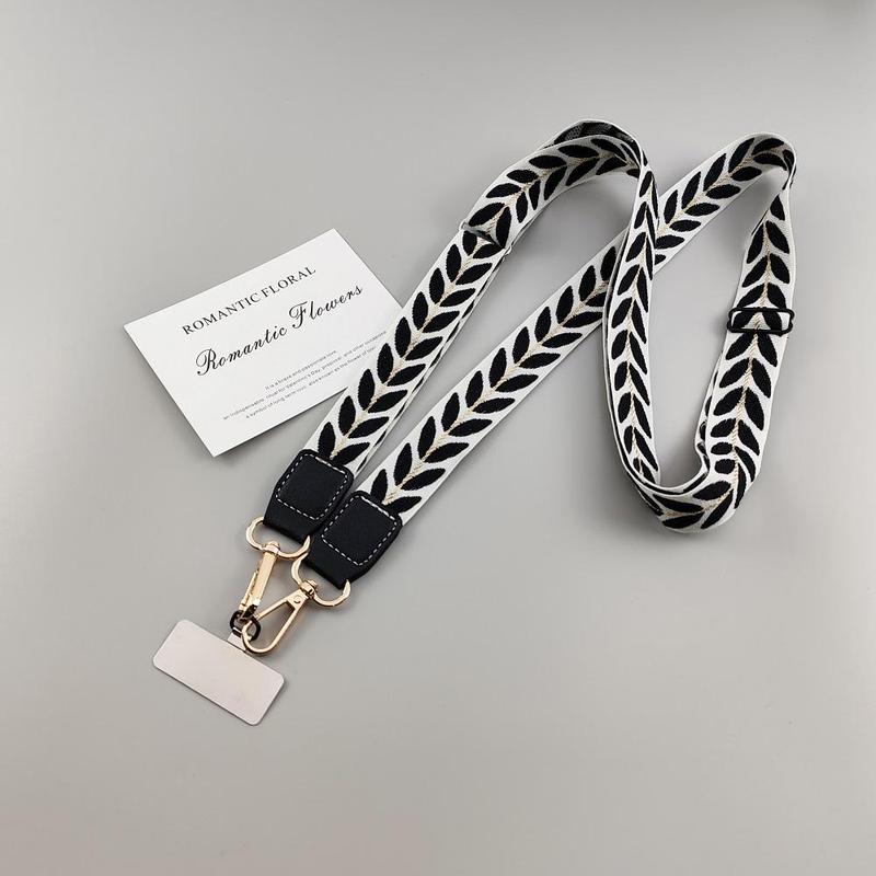 Fashionable Phone Lanyard, Adjustable Crossbody Phone Strap, Phone Charm for Women & Girls, Mobile Phone Decoration Accessories