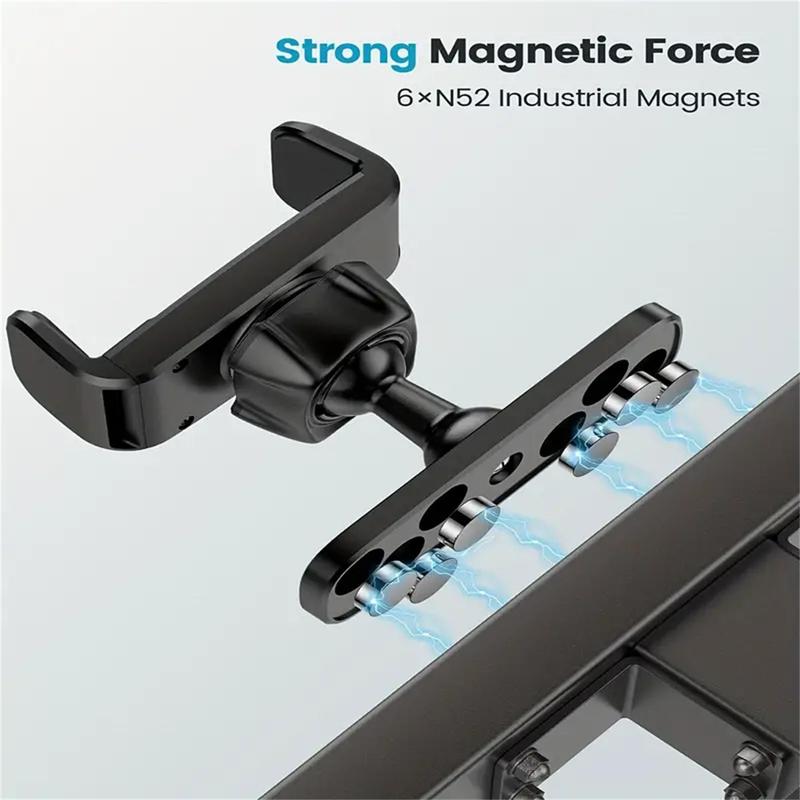 Gym Magnetic Phone Holder, 360 Adjustable, Compatible with 4.7-6.5