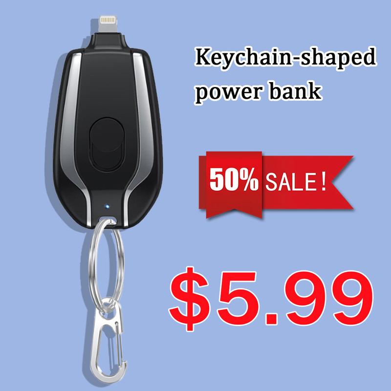 Key Power Bank Keychain Charger Emergency - Portable USB Power , Fast Charging ,Car accessories- Lightweight , Ideal Gift! Ultra-Thin Mobile Power Supply,phone key chain Charging Compact Smartphone Durable Chargeable Devices Pod battery bank