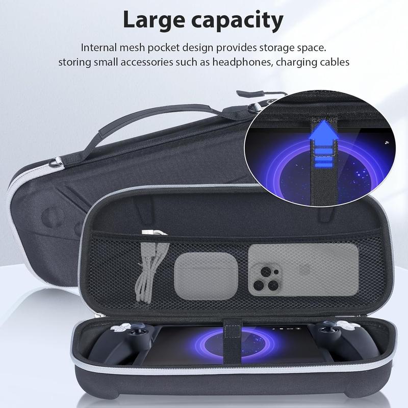 BRHE Carrying Case for Playstation Portal Case with PS Portal Silicone Soft Cover Case Playstation Portal Screen Protector Thumb Grip Caps