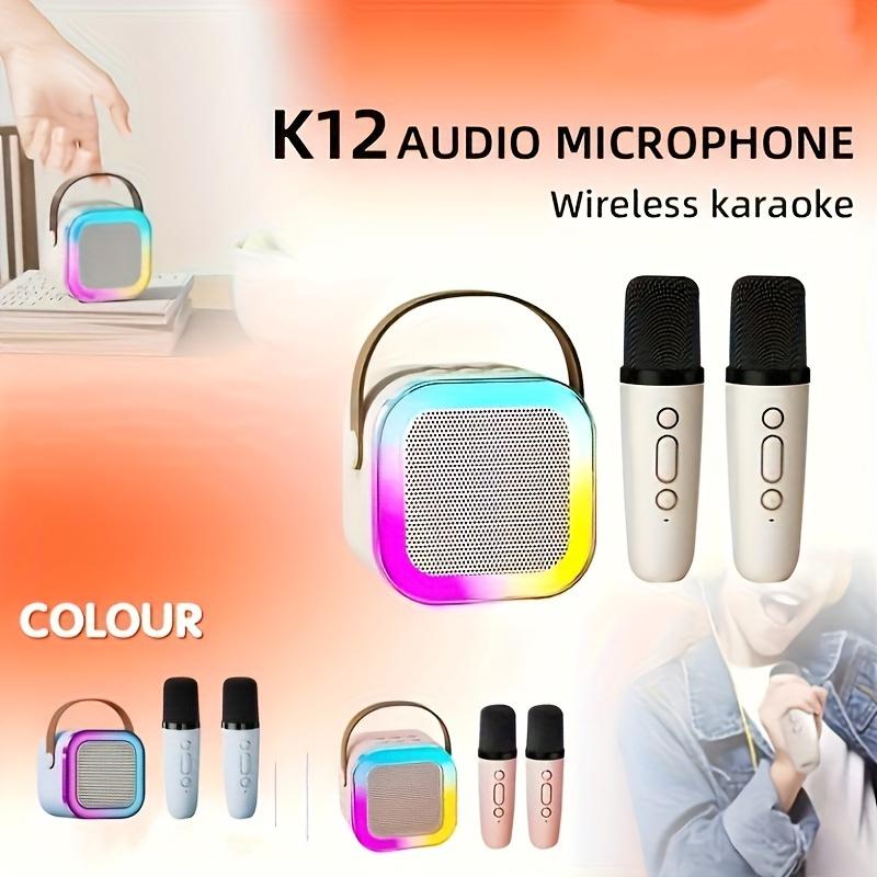 Portable Handheld Wireless Speaker With Microphone Set, Home Karaoke Machine For Adults Home Party Birthday K12