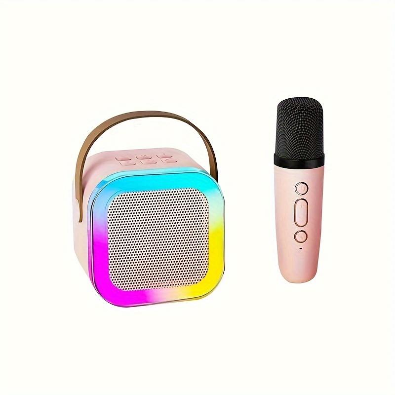 Portable Handheld Wireless Speaker With Microphone Set, Home Karaoke Machine For Adults Home Party Birthday K12