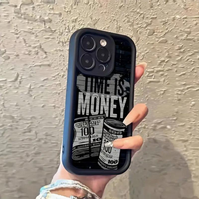 Money Pattern Phone Case, Anti-drop Cellphone Protective Case, Decorative Phone Accessories Compatible with iPhone Series