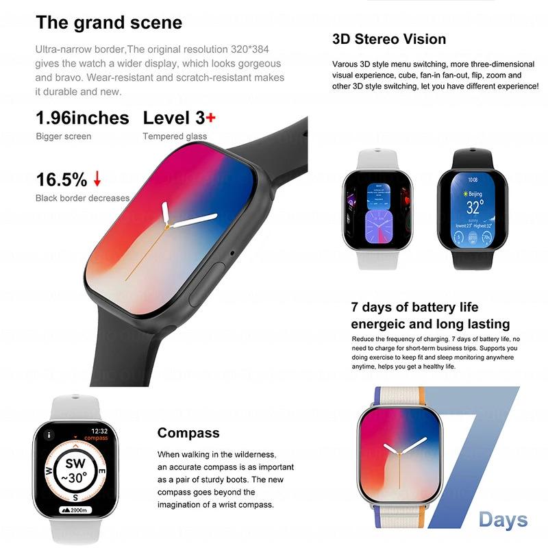 New Original For Apple Watch 10 Series Smart Watch Men NFC Always Display Body Temperature BT Call Waterproof Women Smart Watch