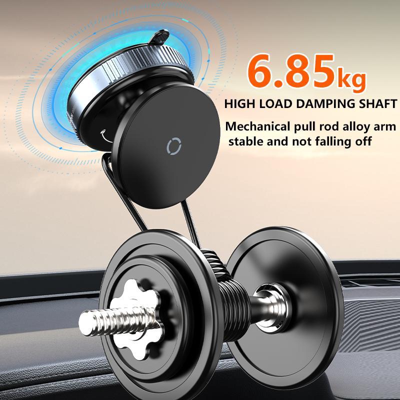 RNABAU Car Magnetic Phone Holder, 360° Rotatable Car Dashboard Phone Holder, Desktop Phone Holder, Suitable for Driving, Kitchen, Fitness Scenes