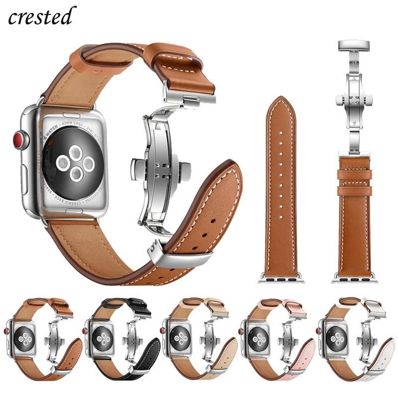 Leather strap for Apple Watch band 49mm 44mm 41mm 40mm 42mm 38mm 45mm 45mm bracelet iWatch sieries 3 5 SE 6 7 8 9 Ultra 2 strap