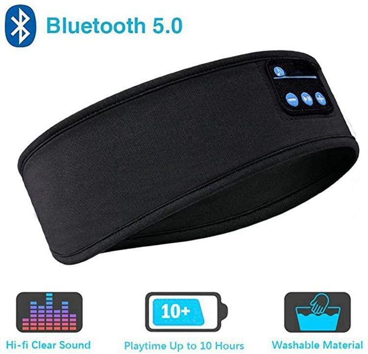 1 Piece Unisex Wireless Bluetooth SleepingHeadphones Valentine's Day Style HeadbandThin Soft Elastic Comfortable Music Ear PhonesEye Mask For Side Sleeper Sports Valentine's DayGift for Women