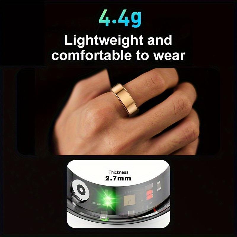 Smart Ring Fitness Tracker, Remote Camera, Waterproof Fashionable Smart Ring For Men & Women