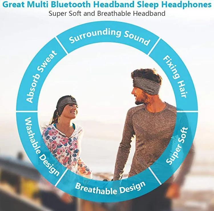 1 Piece Unisex Wireless Bluetooth SleepingHeadphones Valentine's Day Style HeadbandThin Soft Elastic Comfortable Music Ear PhonesEye Mask For Side Sleeper Sports Valentine's DayGift for Women