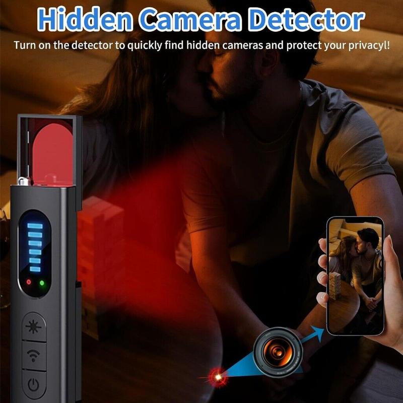 Mini Wireless Detector T15 Hidden Camera Detectors RF，Wireless Signal Scanne， Portable，Security Device Gps，Hotel Surveillance Tracker