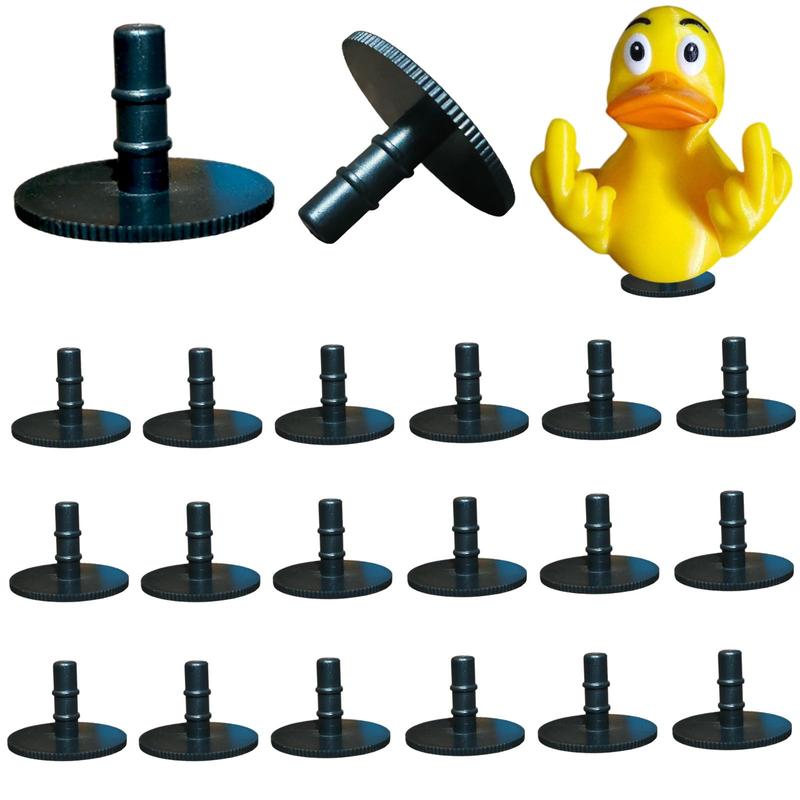 20Pcs Duck Holder , Rubber Duck Mounts Duck Plugs for a Fun and Funky  Gift for Double-Sided Stickers