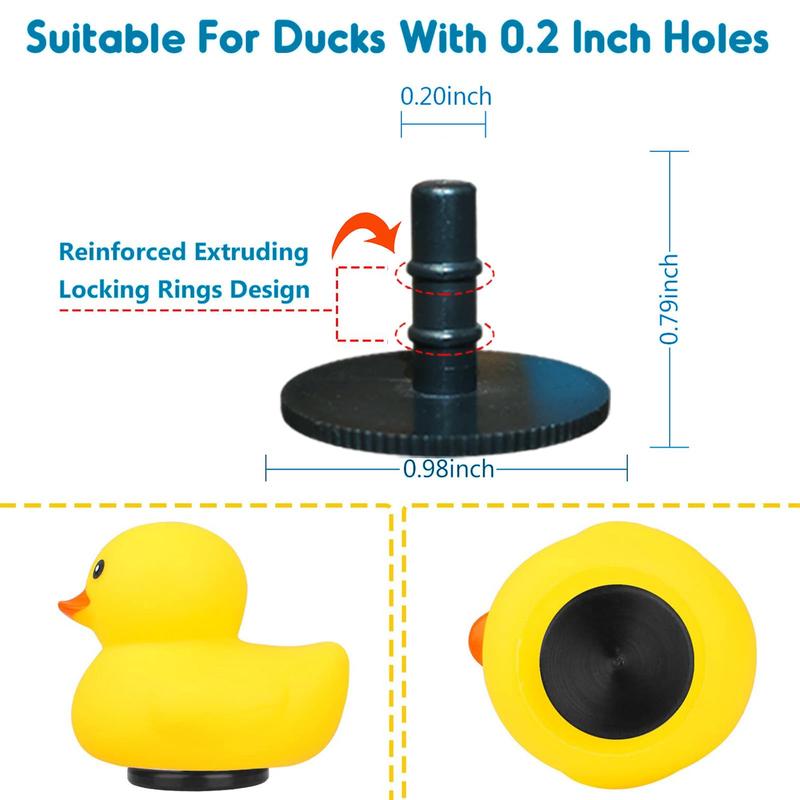 20Pcs Duck Holder , Rubber Duck Mounts Duck Plugs for a Fun and Funky  Gift for Double-Sided Stickers