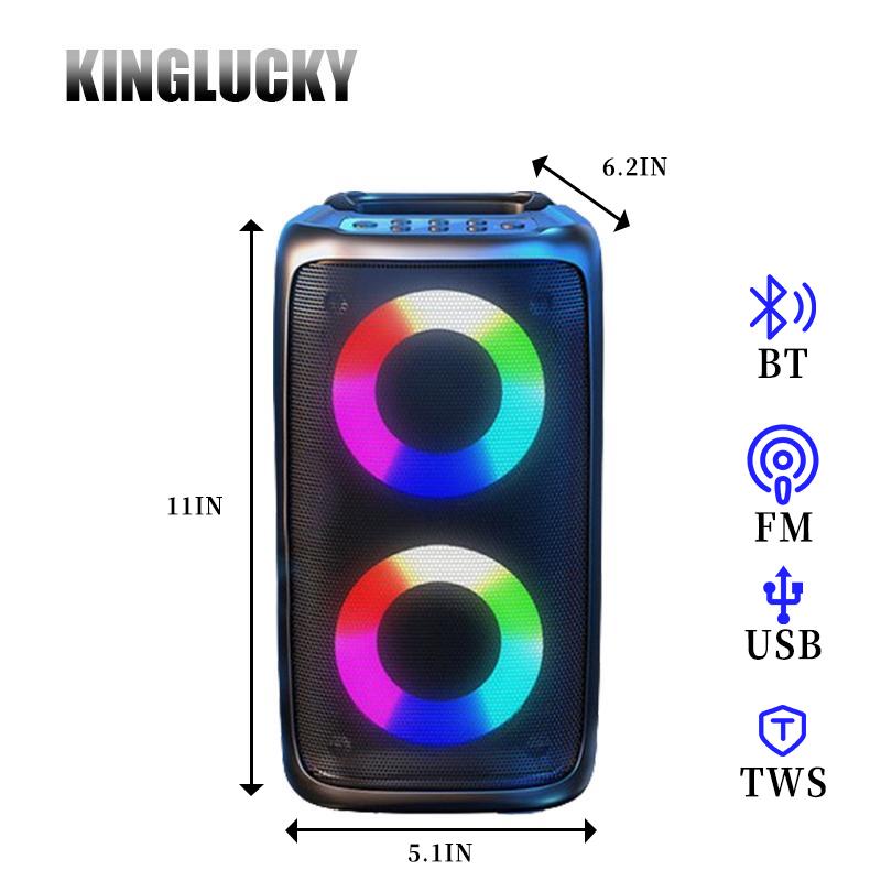 Kinglucky 2301Portables Wireless Bluetooth Speaker,Hight Volume Stereo Speaker ,Fit For Outdoor & Indoor Party ,Disco,Lecture,Singsing