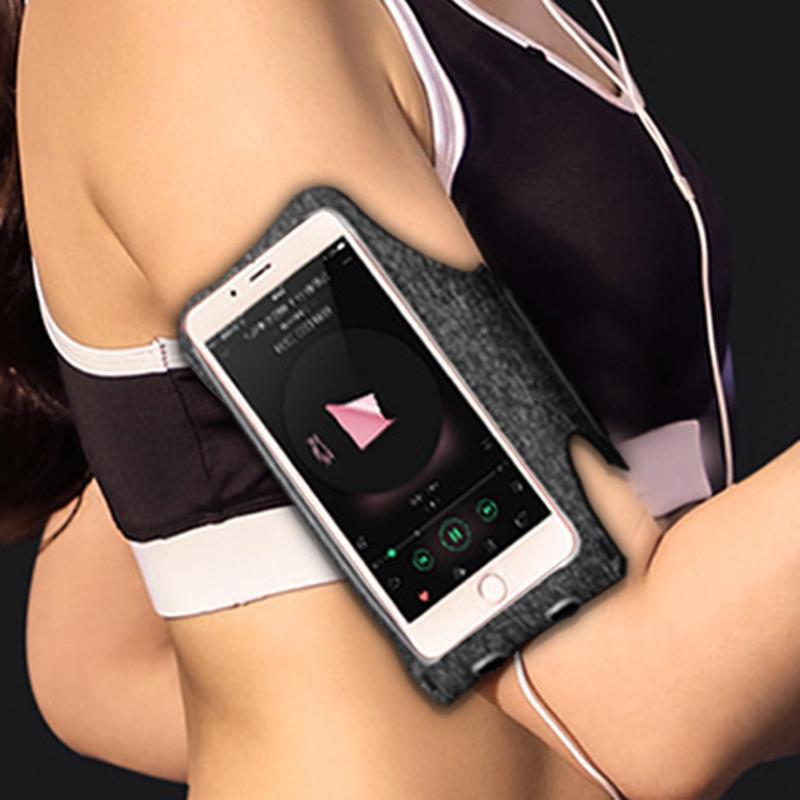 Cell Phone Arm Holder, 1 Count Breathable Cell Phone Armband for Running, Lightweight Running Wristband, Anti-slip Cell Phone Wristband, Sports Wristband for Running Jogging Cycling