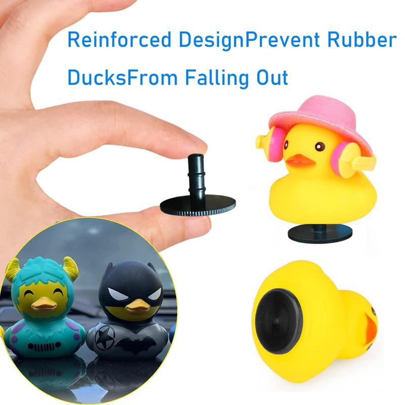 20Pcs Duck Holder , Rubber Duck Mounts Duck Plugs for a Fun and Funky  Gift for Double-Sided Stickers